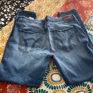 High rise super skinny hollister jeans